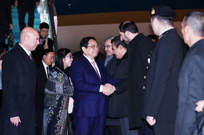 Thủ tướng Phạm Minh Chính và Phu nhân tới Ankara, bắt đầu chuyến thăm chính thức Thổ Nhĩ Kỳ 